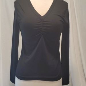 INC jersey black long sleeve shirt